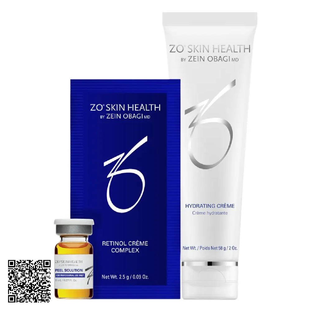 Bộ Sản Phẩm Hỗ Trợ Ngừa Lão Hóa Zo Skin Health Skin Brightening Program Kit 3 Step Peel Từ Mỹ