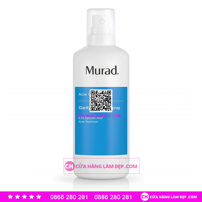 Chai Xịt Giảm Mụn Cơ Thể Và Vi Khuẩn Murad Clarifying Body Spray