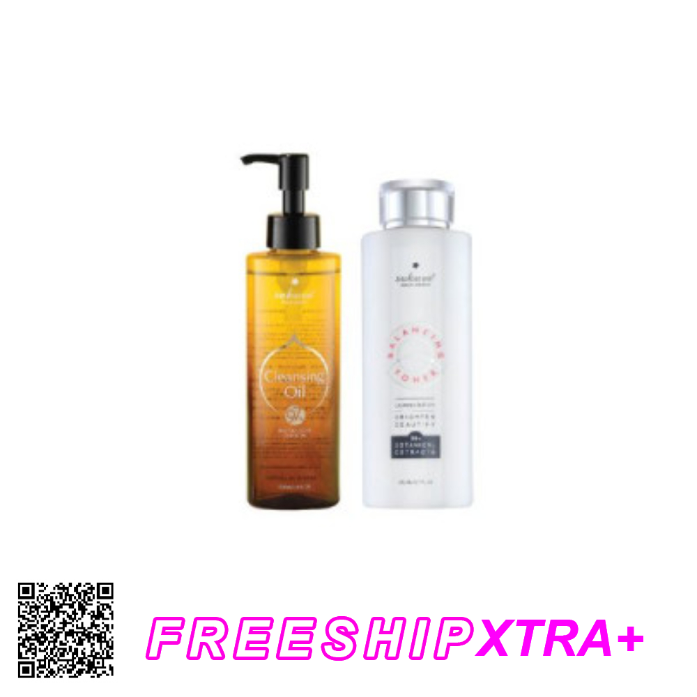 Combo Làm Sạch Dịu Da Combo Sakura Cleansing Oil & Balancing Toner Từ Nhật Bản 2 Món