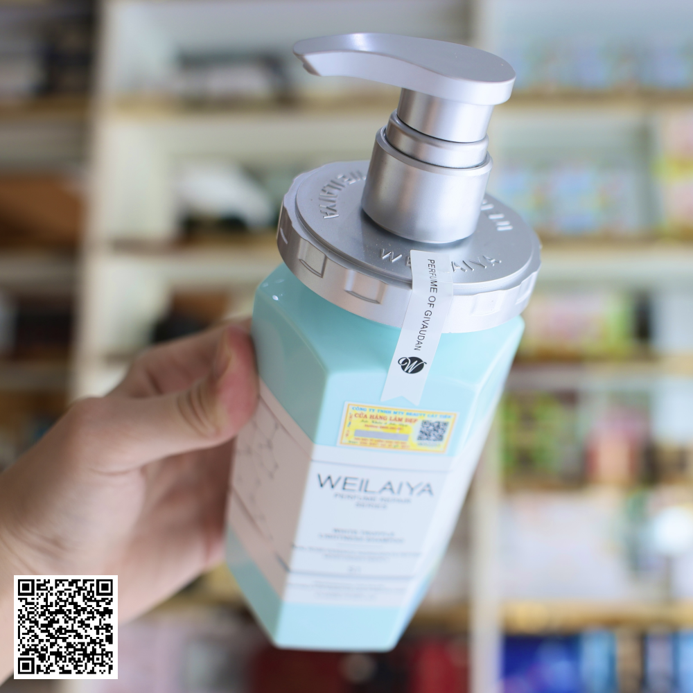 Dầu Gội Phục Hồi Đa Tầng Weilaiya White Truffle Lightness Shampoo Trứng Cá Tầm 450ml