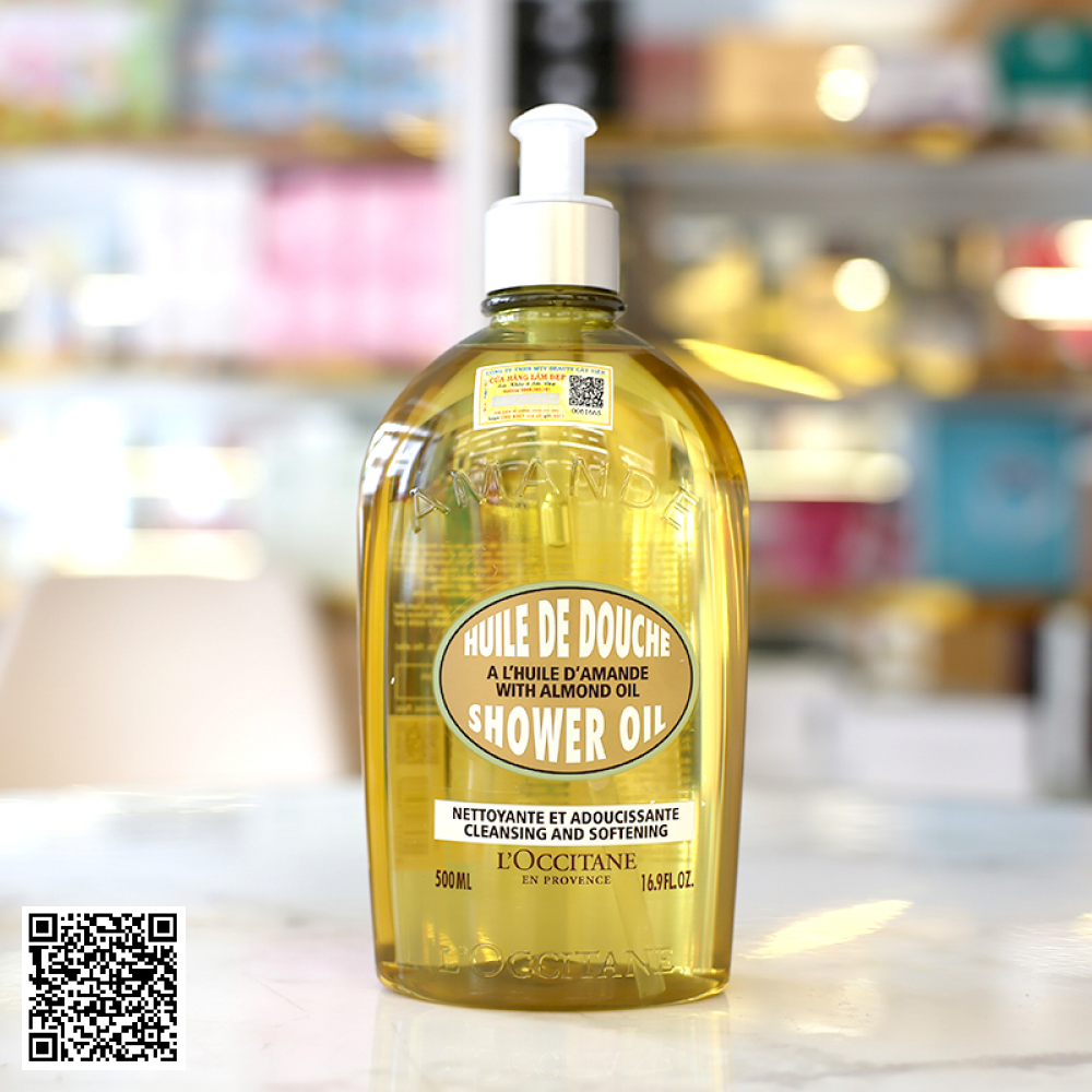 Dầu Tắm LOccitane Almond Shower Oil Dầu Tắm Hạnh Nhân 500ml từ Pháp