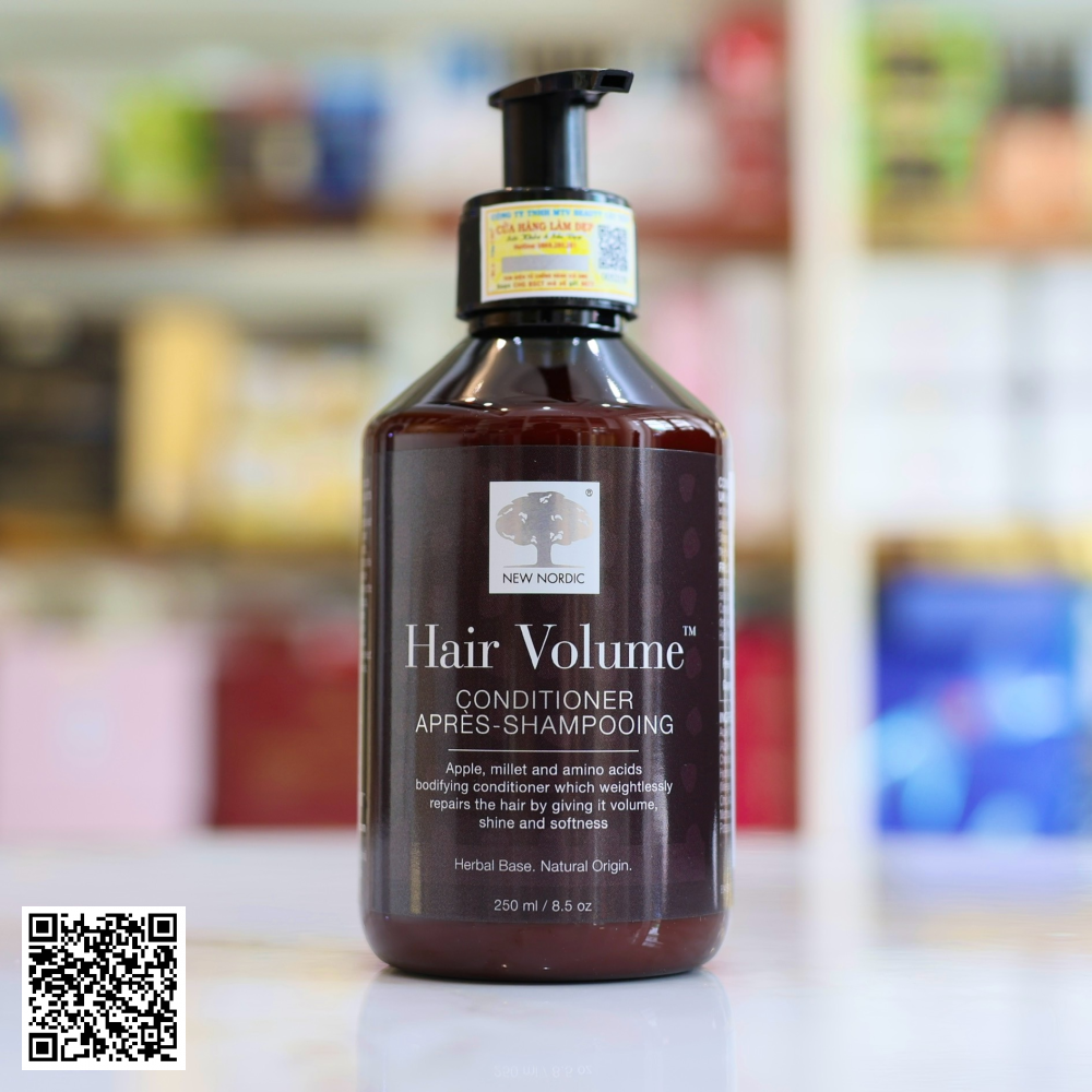 Dầu Xả Hair Volume Conditioner New Nordic Từ Thụy Điển 250ml