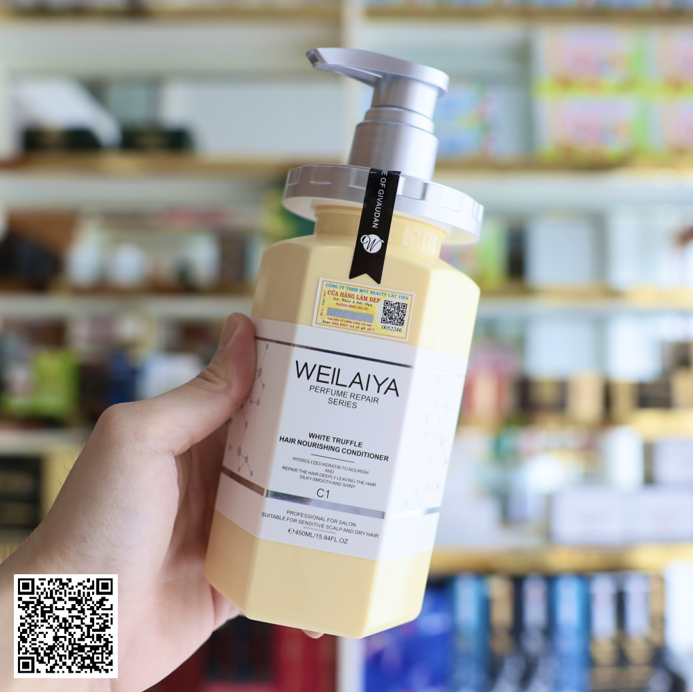 Dầu Xả Phục Hồi Đa Tầng Weilaiya White Truffle Hair Nourishing Conditioner Nấm Truffle 450ml