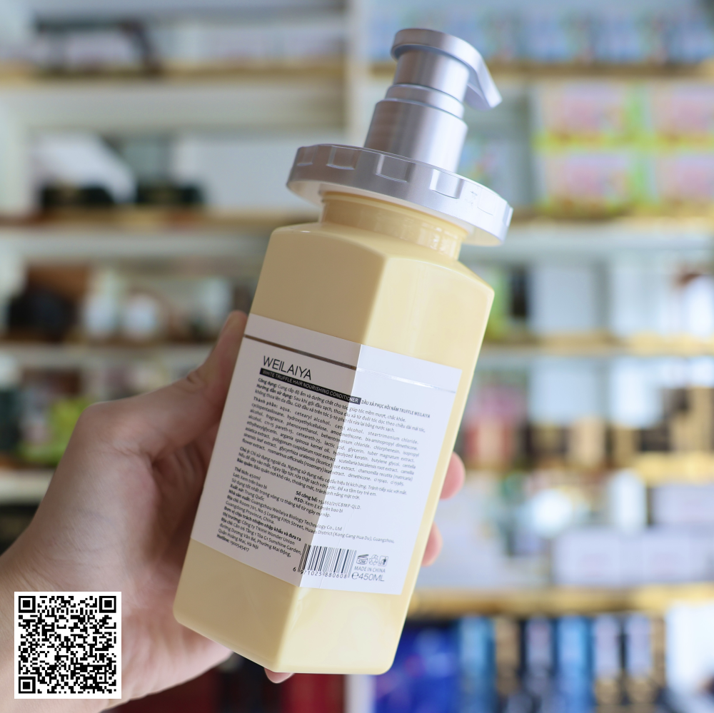 Dầu Xả Phục Hồi Đa Tầng Weilaiya White Truffle Hair Nourishing Conditioner Nấm Truffle 450ml