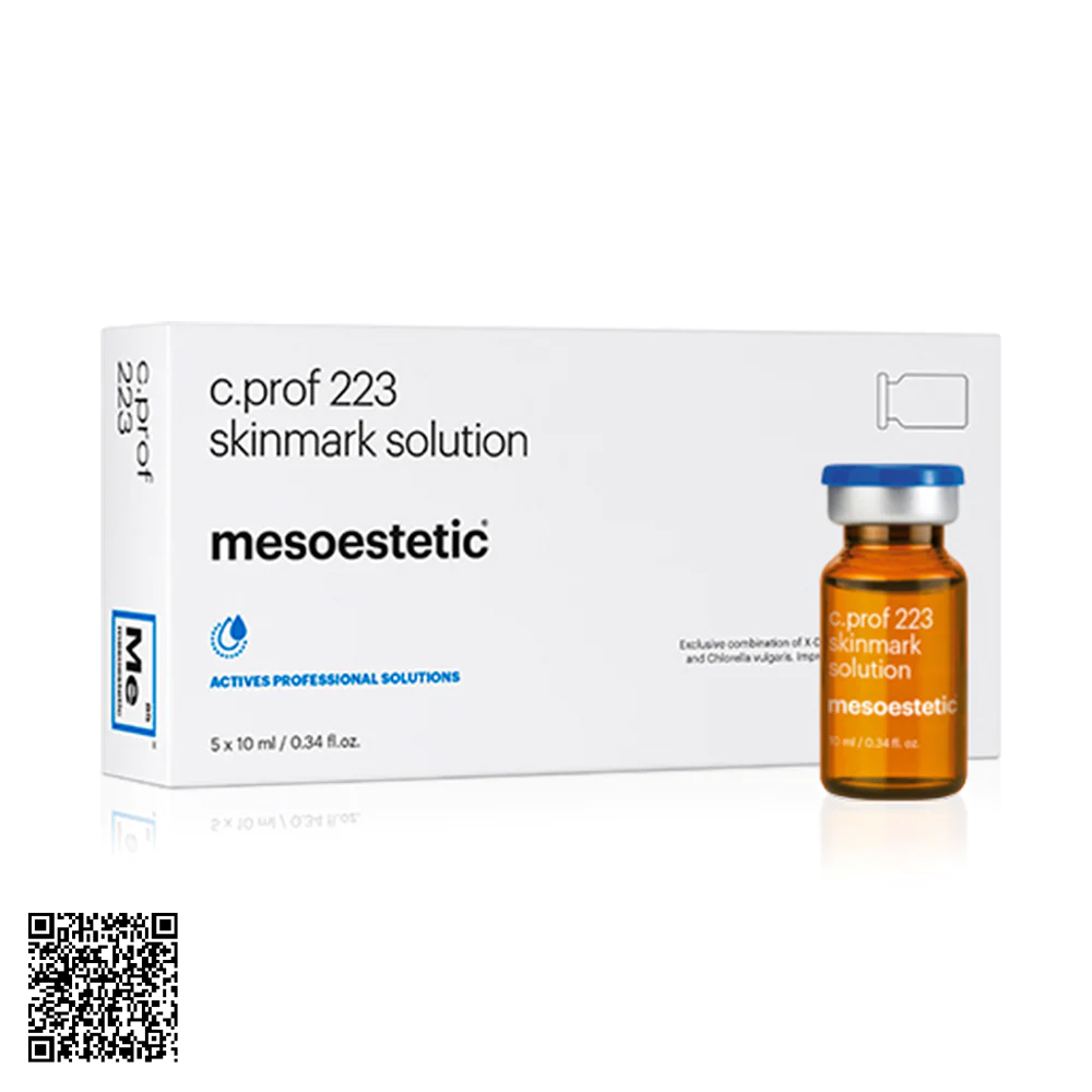 Dung Dịch giảm Rạn Da, Sẹo Mụn Mesoestetic C.Prof 223 Skinmark Solution Từ Tây Ban Nha (5 Lọ x 10ml)