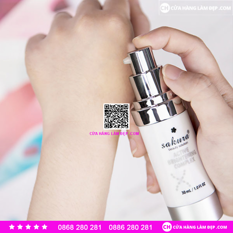 Enzyme Mờ Nám Dưỡng Trắng Da Sakura Active Brightening Complex