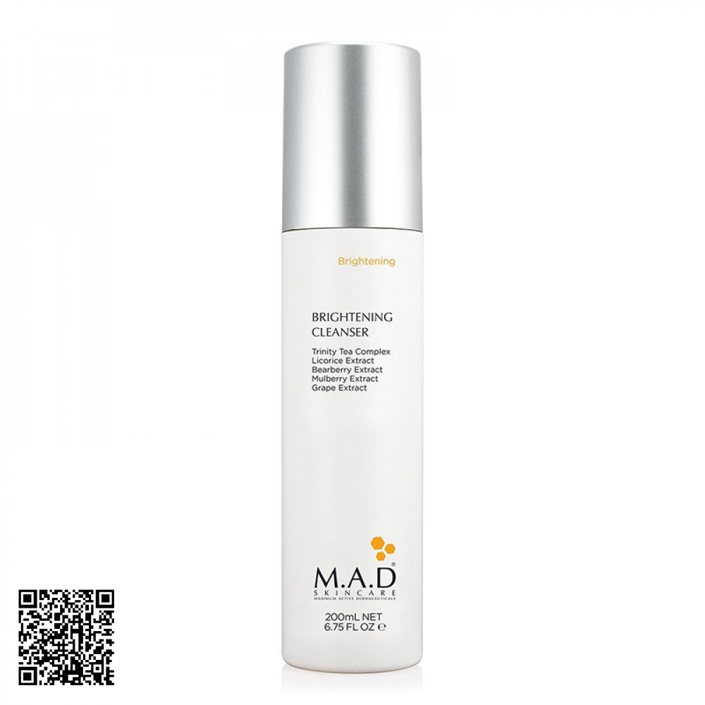 Gel Rửa Mặt M.A.D Sạch Nám Làm Sáng Trắng Da (Brightening Cleanser)