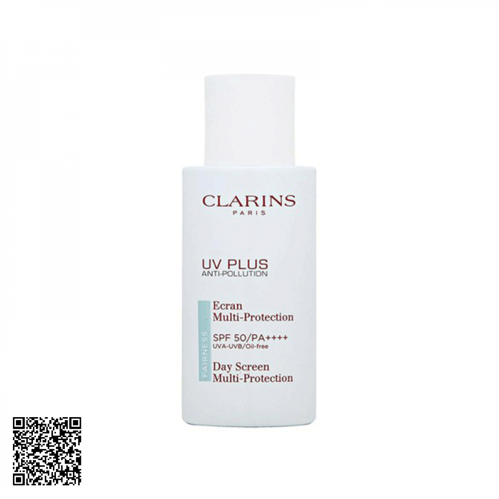 Kem Chống Nắng Fairness Clarins UV Plus Anti-Pollution SPF50/PA++++ Cho Da Mụn Và Nhạy Cảm Pháp 50ml