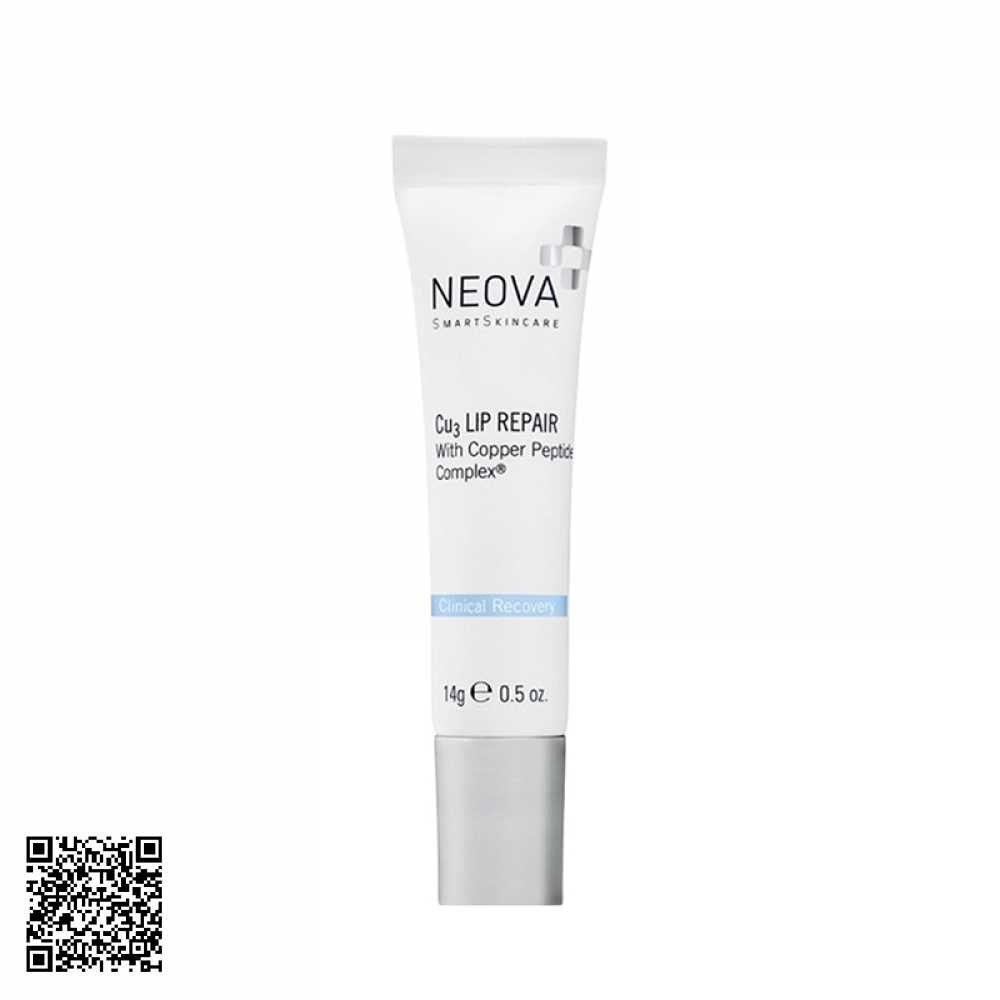 Kem Dưỡng Ẩm, Căng Bóng Môi Neova Clinical Recovery Cu3 Lip Repair Từ Mỹ 14g