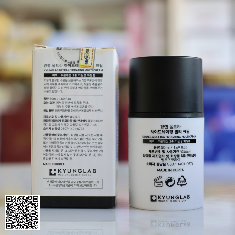 Kem Dưỡng Ẩm, Phục Hồi Tổn Thương Da Kyung Lab Ultra Hydrating Multi Cream Từ Hàn Quốc 50ml