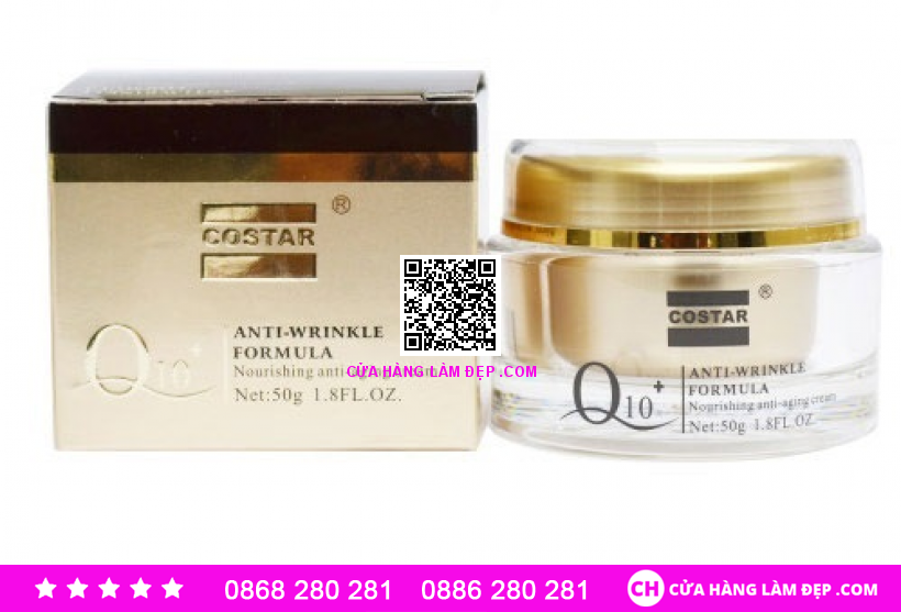 Kem Dưỡng Da hỗ trợ ngừa Nhăn Cừu Costar Q10+ (50gr)