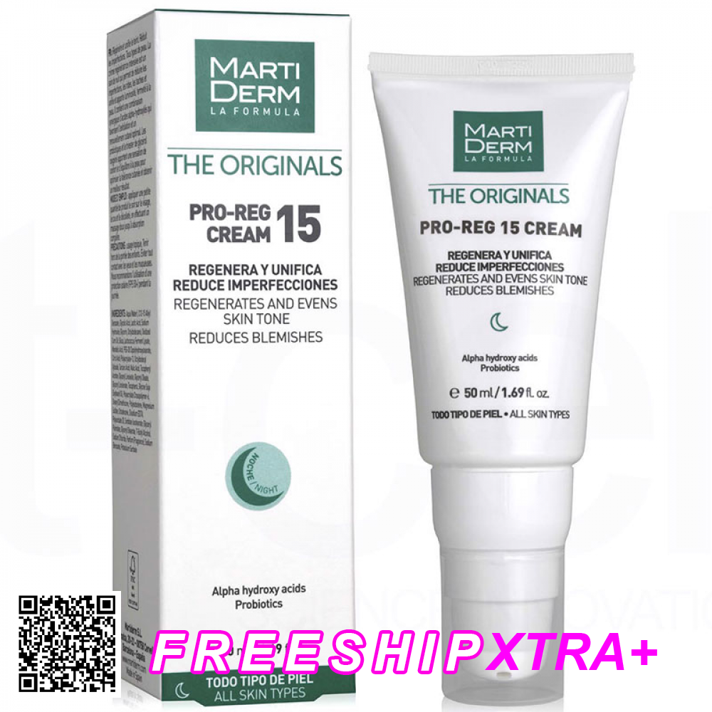 Kem Dưỡng Đêm MartiDerm The Originals Pro Reg 15 Cream Tây Ban Nha 50ml