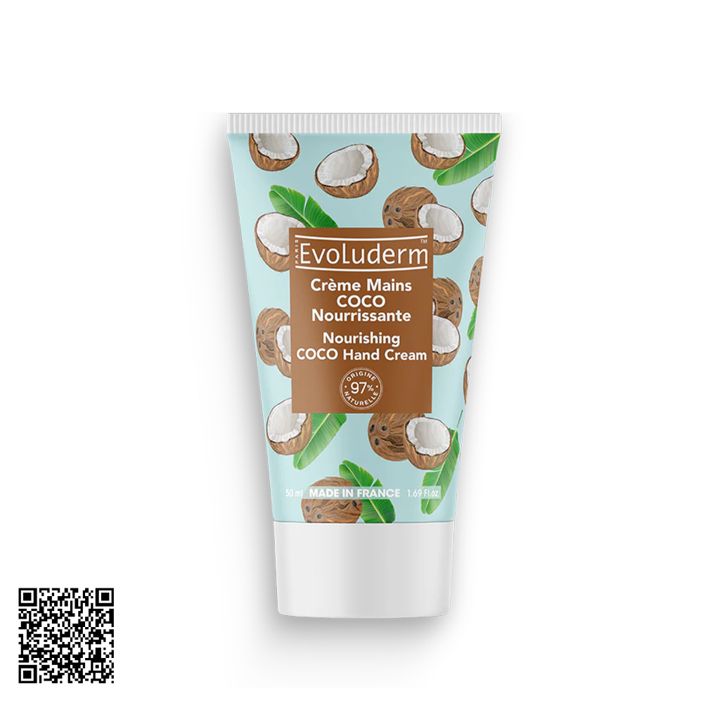 Kem Dưỡng Evoluderm Dưỡng Da Tay Coco 50ml từ Pháp