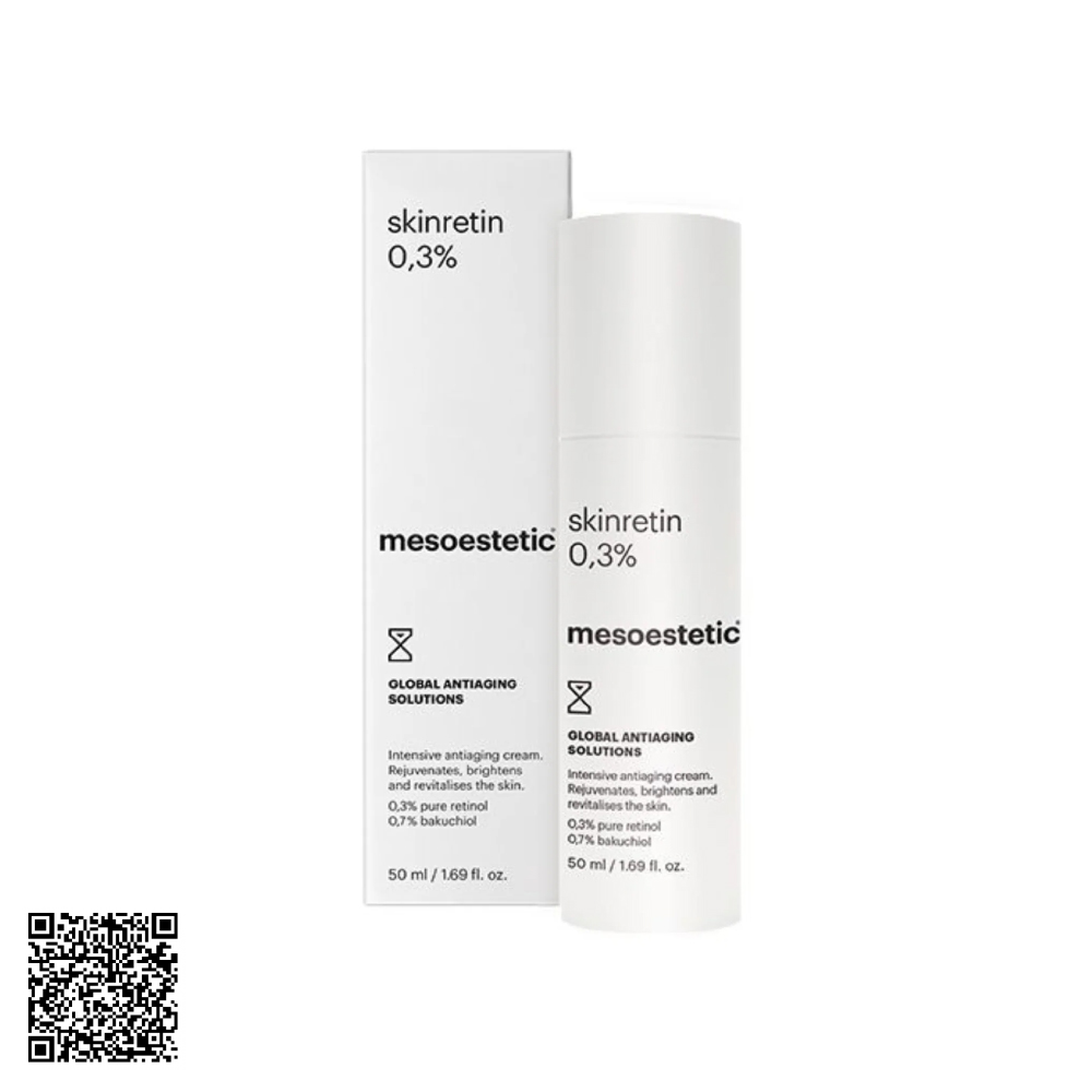 Kem Dưỡng Hỗ Trợ Ngừa Lão Hóa Chuyên Sâu Mesoestetic Skinretin 0.3% Từ Tây Ban Nha 50ml