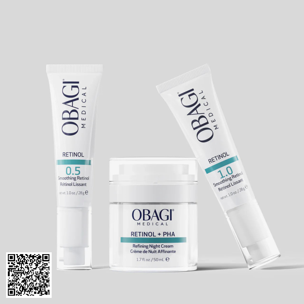Kem Dưỡng Obagi Medical Retinol + PHA Tái Tạo Và Trẻ Hóa Da Ban Đêm 15ml Từ Hoa Kỳ