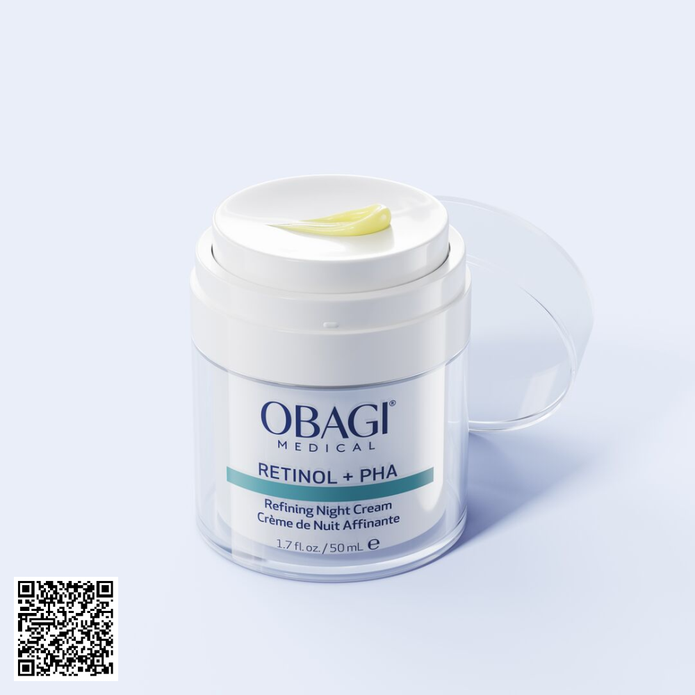 Kem Dưỡng Obagi Medical Retinol + PHA Tái Tạo Và Trẻ Hóa Da Ban Đêm 15ml Từ Hoa Kỳ