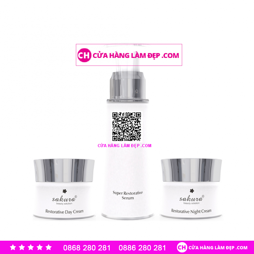 Kem Dưỡng Phục Hồi Hỗ Trợ Ngừa Lão Hóa Da Ban Ngày SAKURA RESTORATIVE DAY CREAM
