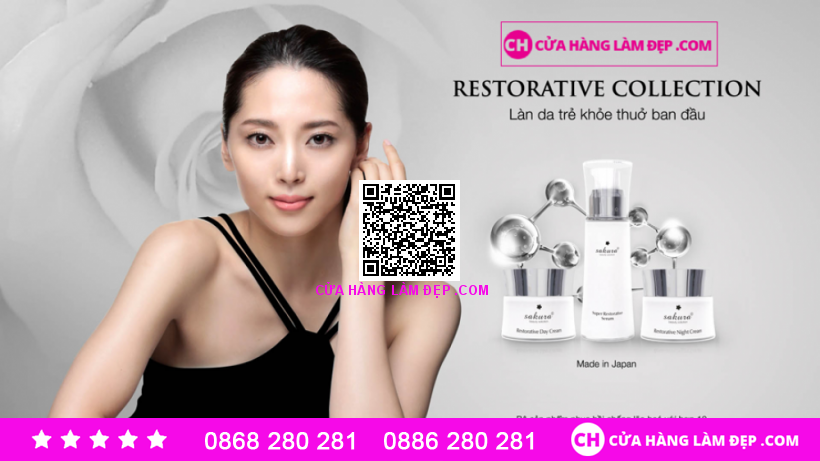 Kem Dưỡng Phục Hồi Hỗ Trợ Ngừa Lão Hóa Da Ban Ngày SAKURA RESTORATIVE DAY CREAM