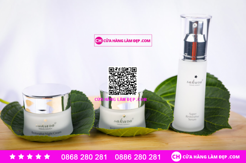 Kem Dưỡng Phục Hồi Hỗ Trợ Ngừa Lão Hóa Da Ban Ngày SAKURA RESTORATIVE DAY CREAM