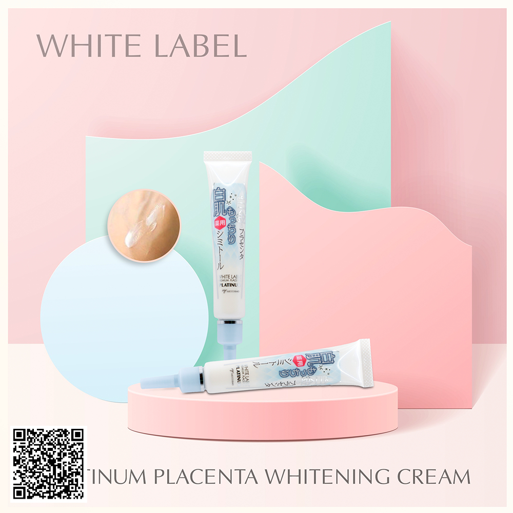 Kem dưỡng White Label Platinum Placenta Whitening Cream Miccosmo từ Nhật Bản 20g
