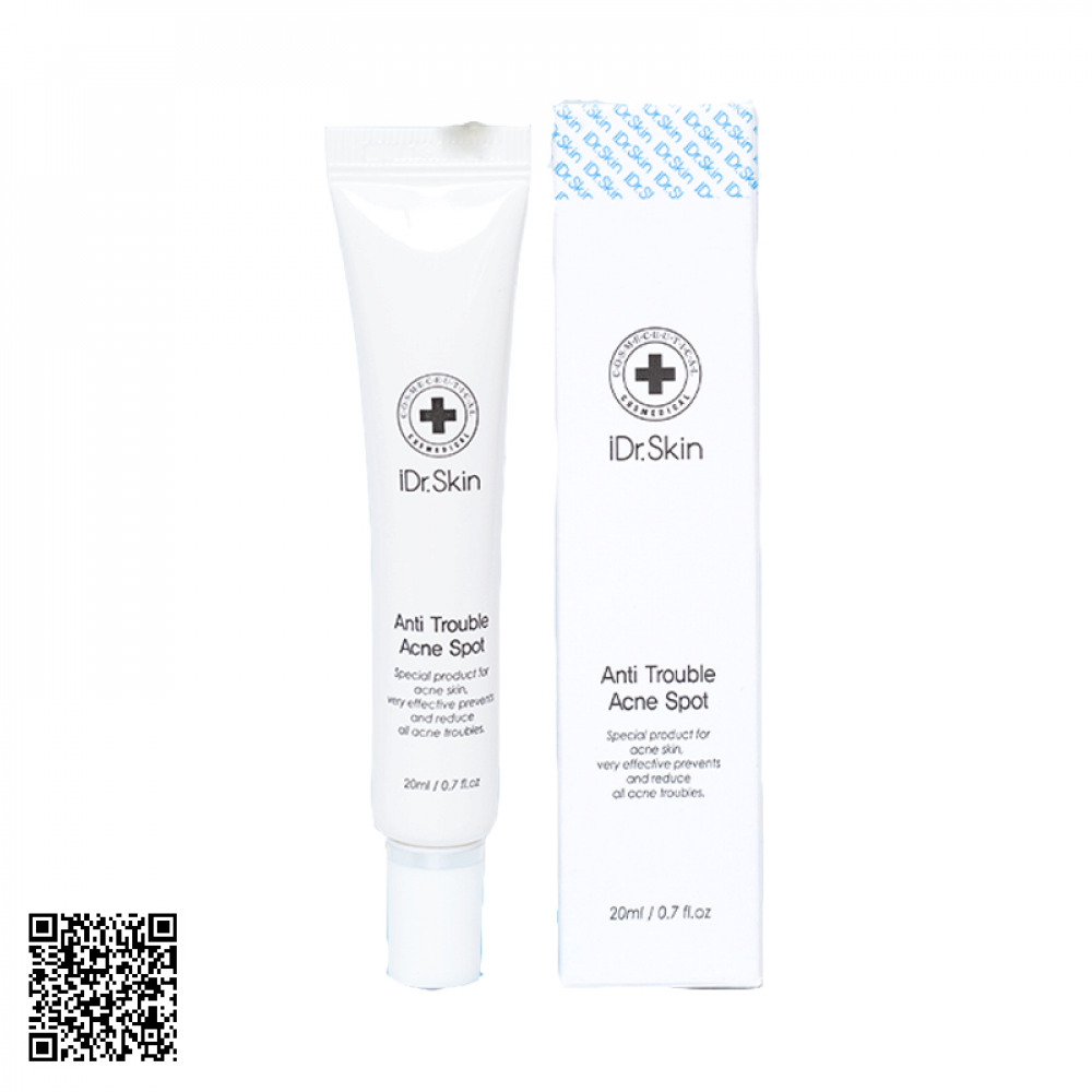 Kem Giảm Mụn iDrSkin Anti Trouble Acne Spot Hàn Quốc 20ml