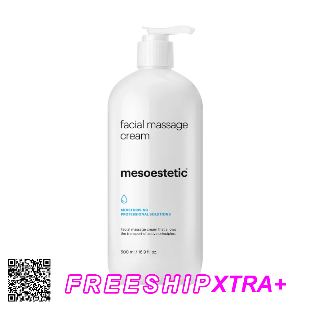Kem Massage Dưỡng Ẩm Chuyên Nghiệp Mesoestetic Facial Massage Cream Từ Tây Ban Nha 500ml