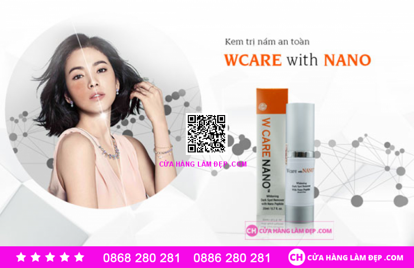 Kem Mờ Nám, Trắng Da An Toàn Wcare With Nano