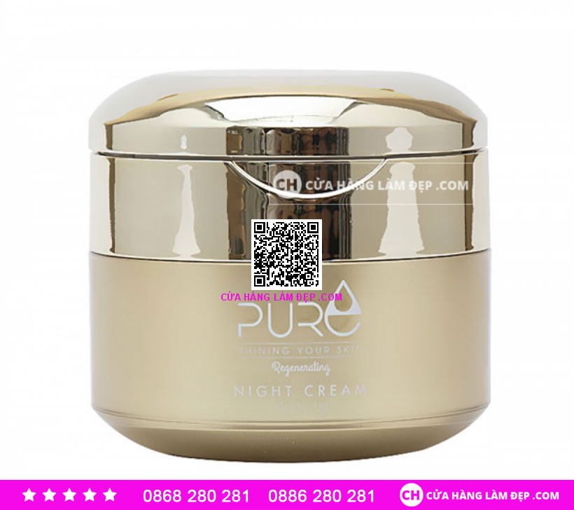 Kem Mộc Qua Dưỡng Trắng Da Ban Đêm Pure Shining Your Skin Regenerating Night Cream