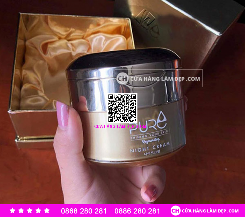 Kem Mộc Qua Dưỡng Trắng Da Ban Đêm Pure Shining Your Skin Regenerating Night Cream