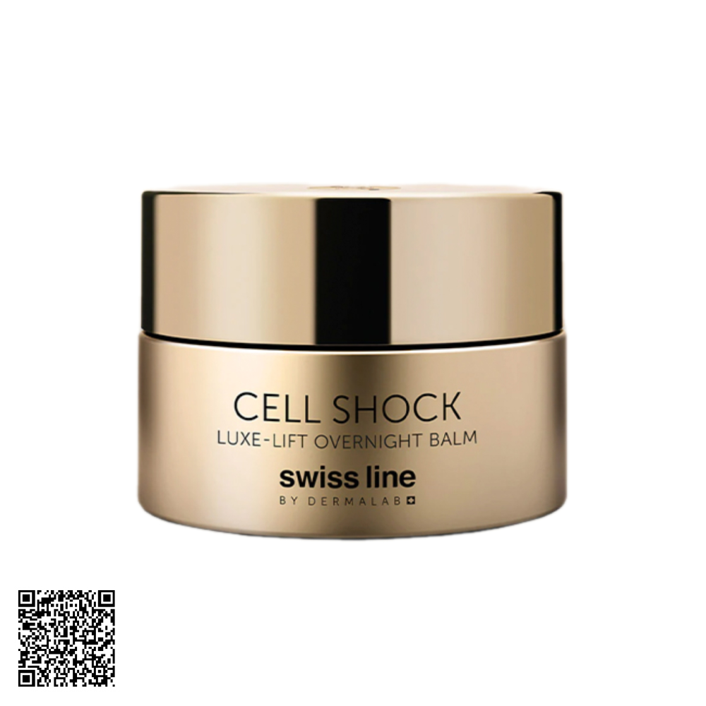 Kem Nâng Cơ Hỗ Trợ Ngừa Lão Hóa Ban Đêm Swissline Cell Shock Luxe-Lift Overnight Balm Từ Thuỵ Sĩ 50ml