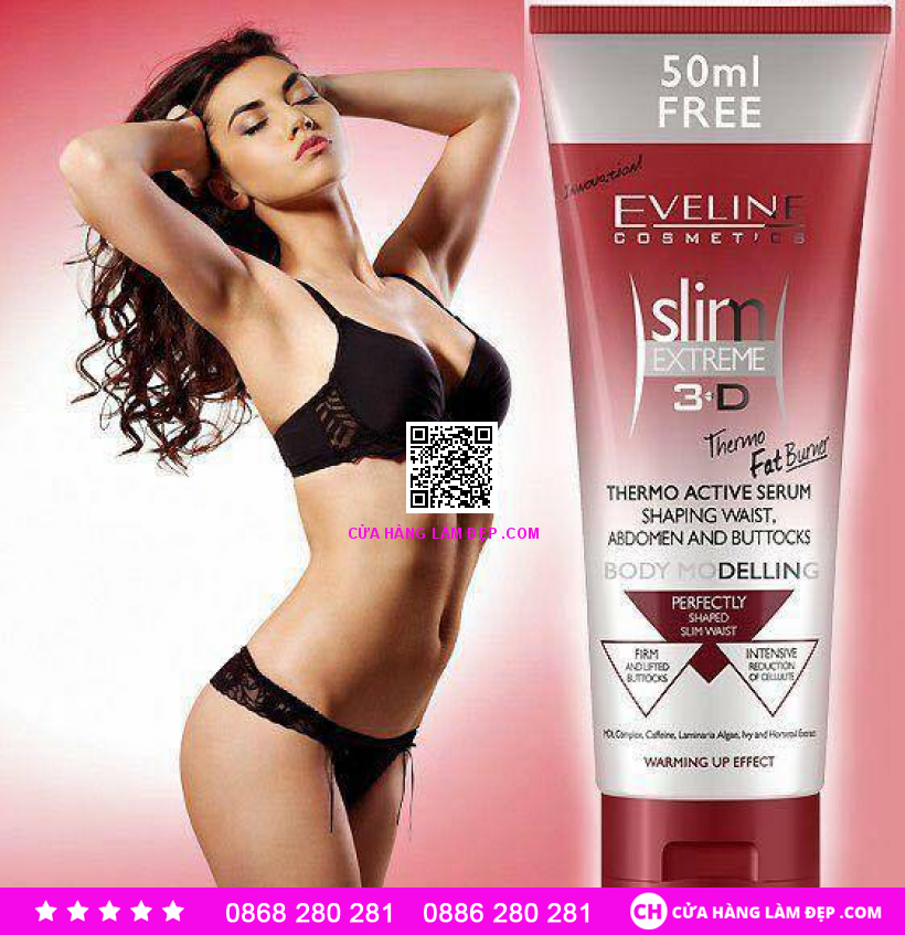 Kem Tan Mỡ Eveline Slim Extreme 3D