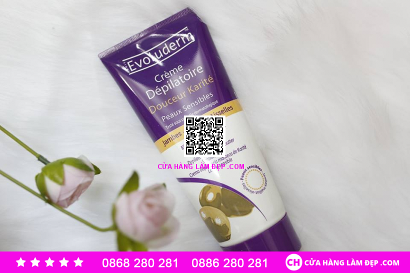 Kem tẩy lông Evoluderm Creme Depilatoire