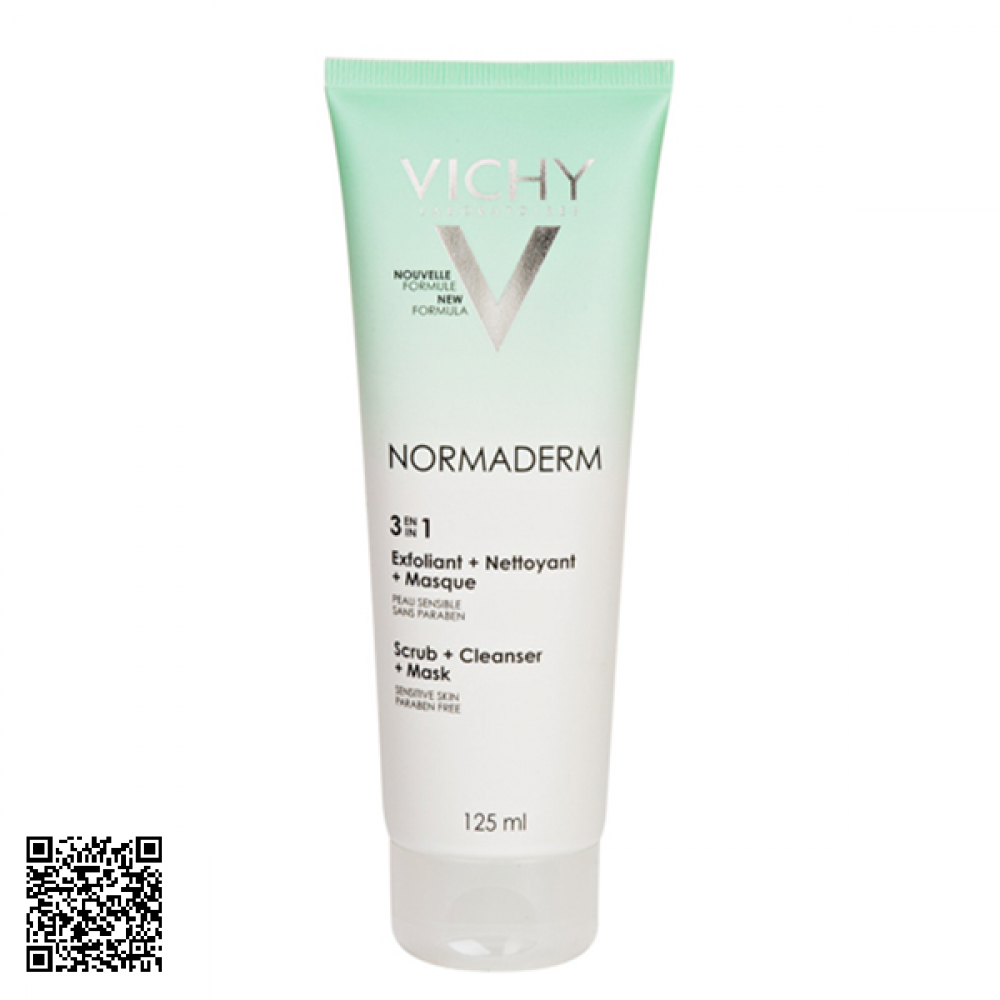 Kem Tẩy Tế Bào Chết, Mặt Nạ, Sữa Rữa Mặt Vichy Normaderm 3in1