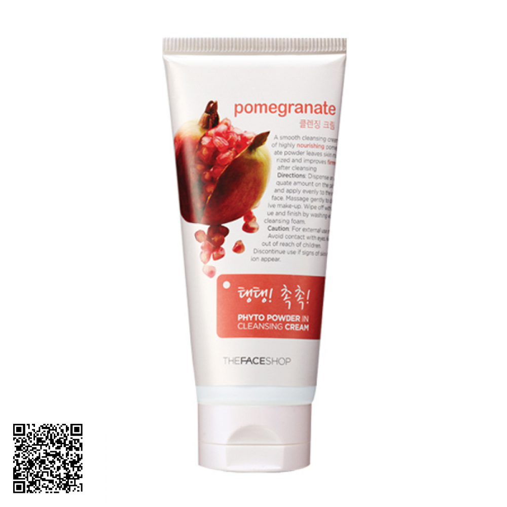Kem Tẩy Trang Trái Lựu The Face Shop Pomegranate Phyto Powder In Cleansing Cream