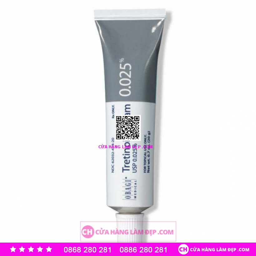Kem Giảm Mụn, Lão Hoá Da Obagi T.R.E Cream USP 0,025%