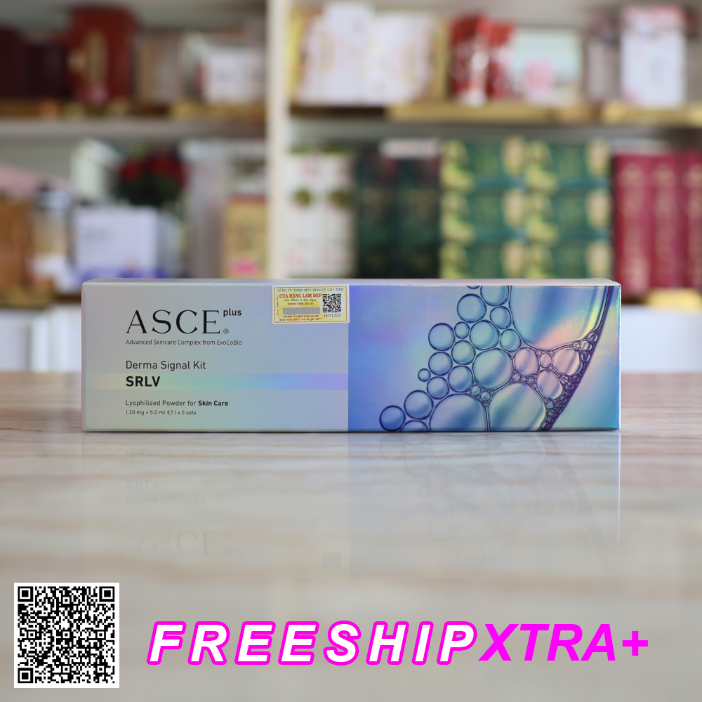 Liệu Pháp Cấy Tinh Chất Căng Bóng Da Tinh Chất Tế Bào Exosome Asce Plus Derma Signal Kit Từ Hàn Quốc (Set 5 Cặp)