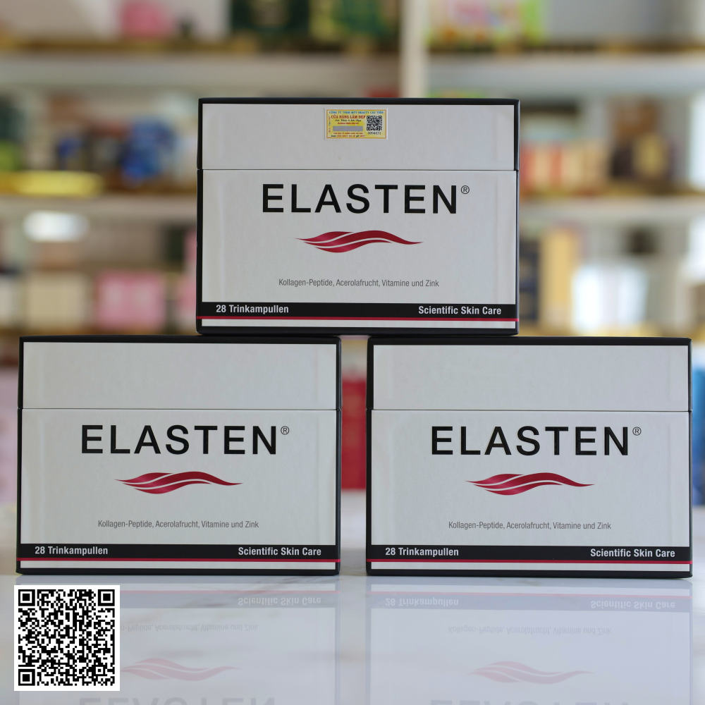 Liệu Trình Nước Uống Collagen Hỗ Trợ Ngừa Lão Hóa Elasten Scientific Skin Care Từ Đức 