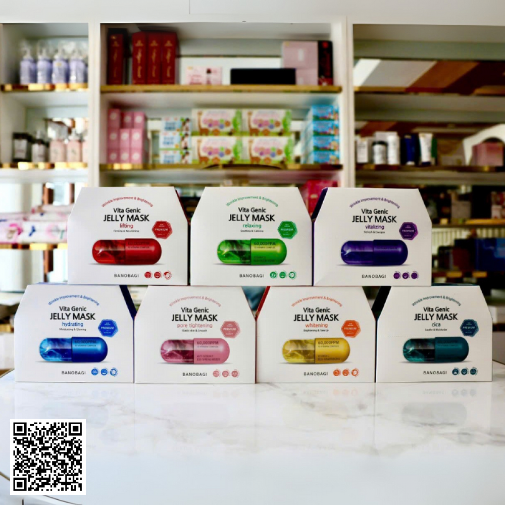 Mặt Nạ Dưỡng Da Banobagi Vita Genic Jelly Mask Hộp 10 Miếng