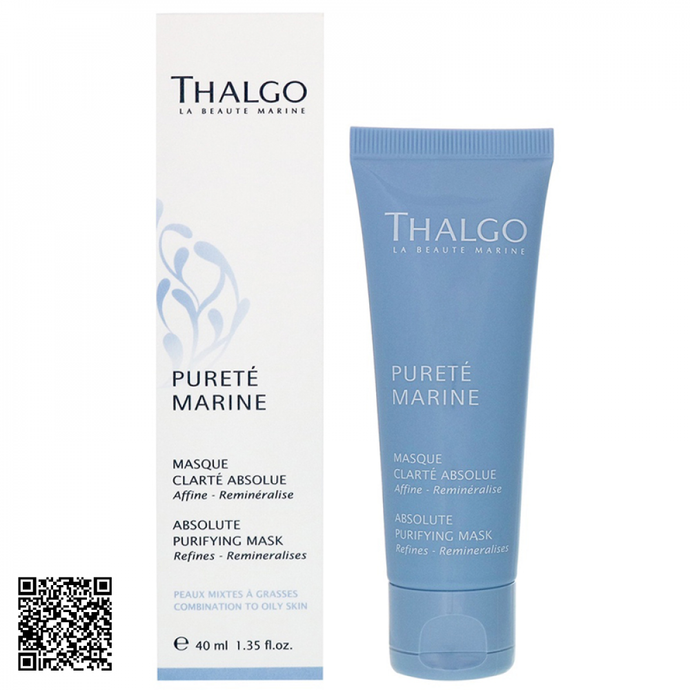 Mặt Nạ Làm Sạch Và Cân Bằng Da Thalgo Absolute Purifying Mask Của Pháp 40ml