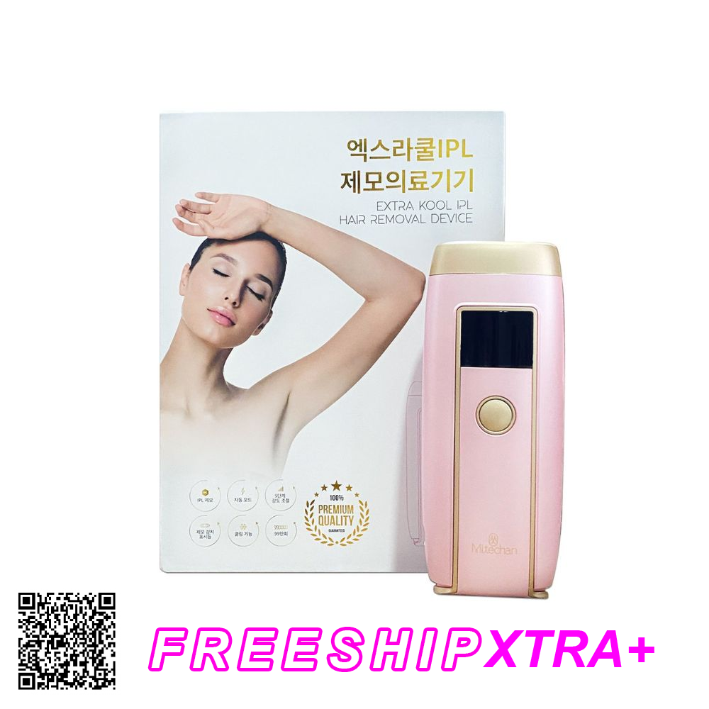 Máy Triệt Lông Lạnh Cá Nhân Extra Kool IPL Hair Removal Device Mitechan Từ Hàn Quốc