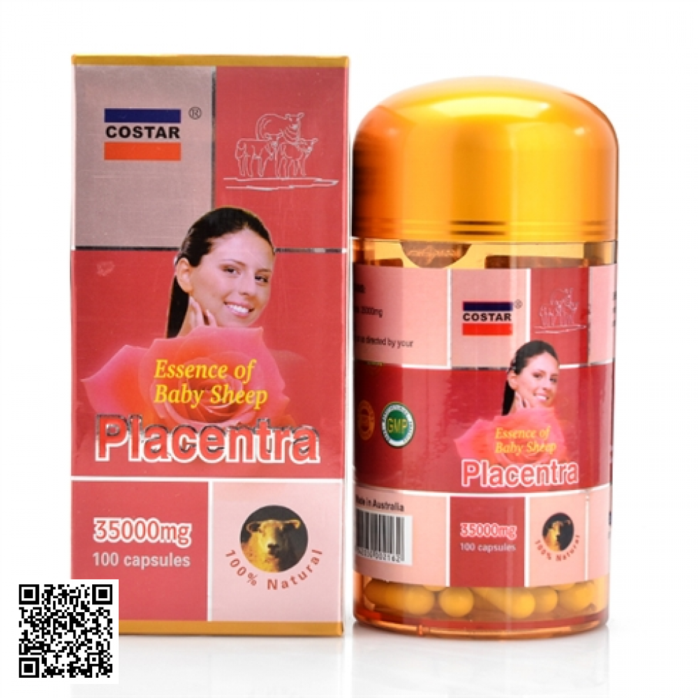 Nhau Thai Cừu COSTAR (35000mg X 100 Viên)
