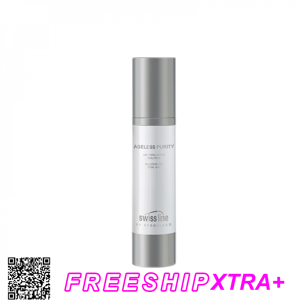 Nhũ Tương Bảo Vệ Làm Sáng Da Swissline Ageless Purity 24h Total Matte Solution Từ Thuỵ Sĩ 50ml