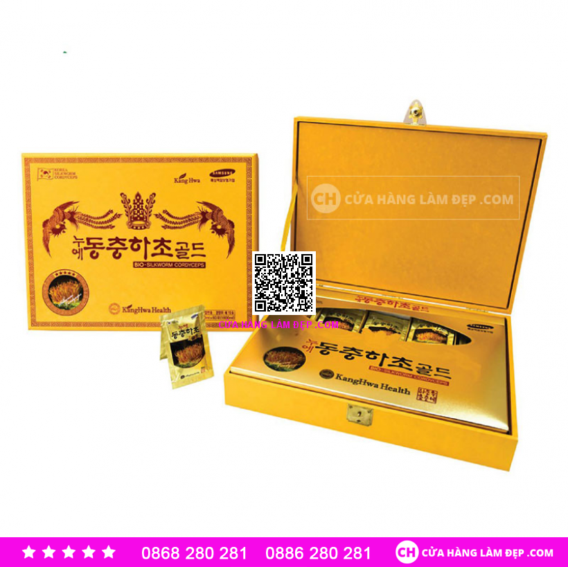 Nước Đông Trùng Hạ Thảo Kanghwa Bio-Silkworm Cordyceps