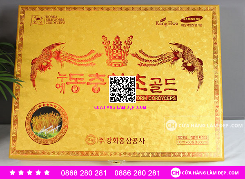 Nước Đông Trùng Hạ Thảo Kanghwa Bio-Silkworm Cordyceps