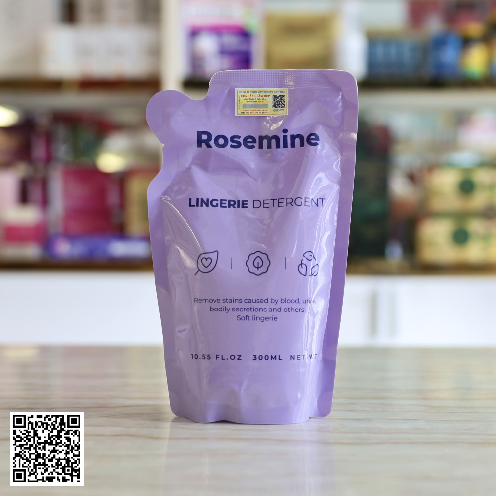 Nước Giặt Đồ Lót Dịu Nhẹ Lành Tính Rosemine Lingerie Detergent 300ml
