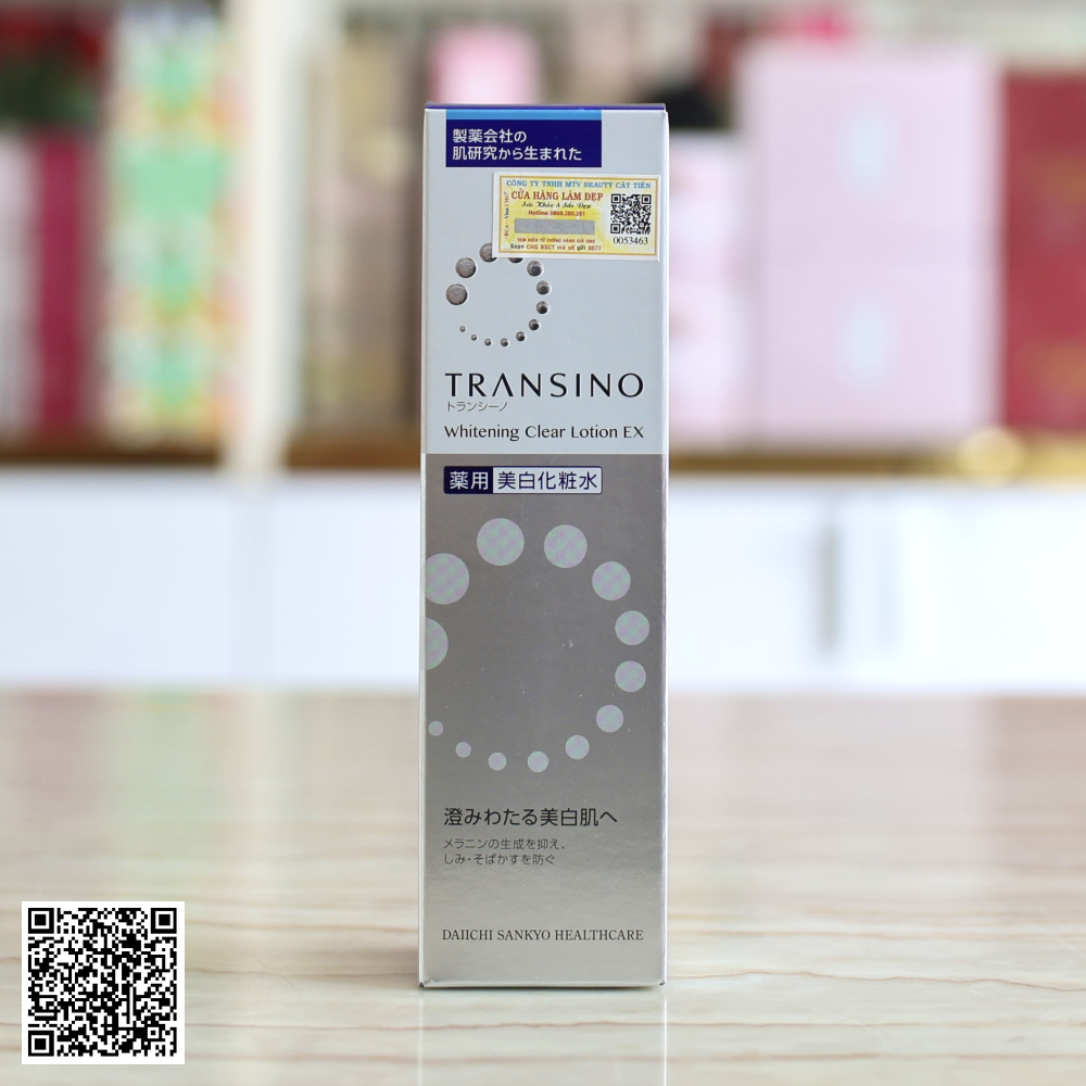 Nước Hoa Hồng Dưỡng Trắng Da Transino Whitening Clear Lotion EX Từ Nhật Bản 150ml (Cty)