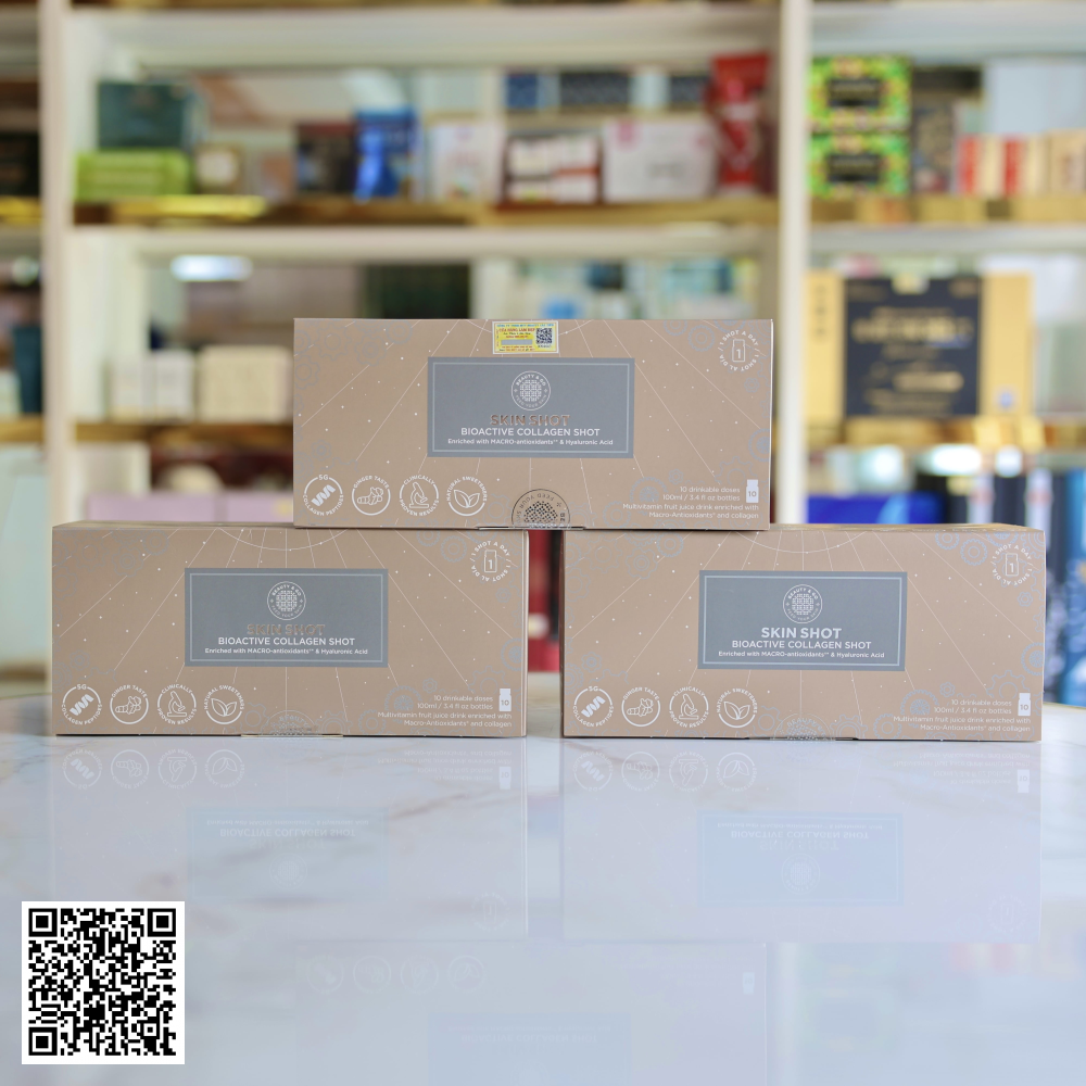 Nước Uống Collagen Skin Shot Cao Cấp Của Tây Ban Nha Hộp 30Chai*50ml 