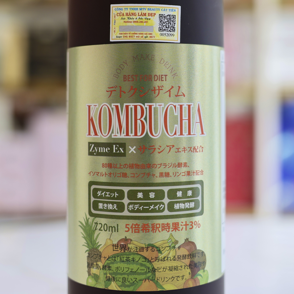 Nước Uống Detox Thải Độc Kombucha Zyme Ex Từ Nhật 720ml