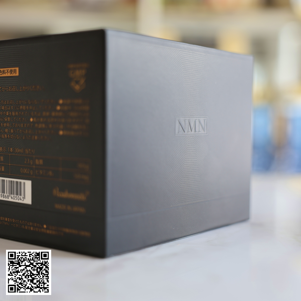Nước Uống Trẻ Hóa NMN+ Nano Liquid Peauhonnete Nhật Bản Hộp 12Chaix 30ml.