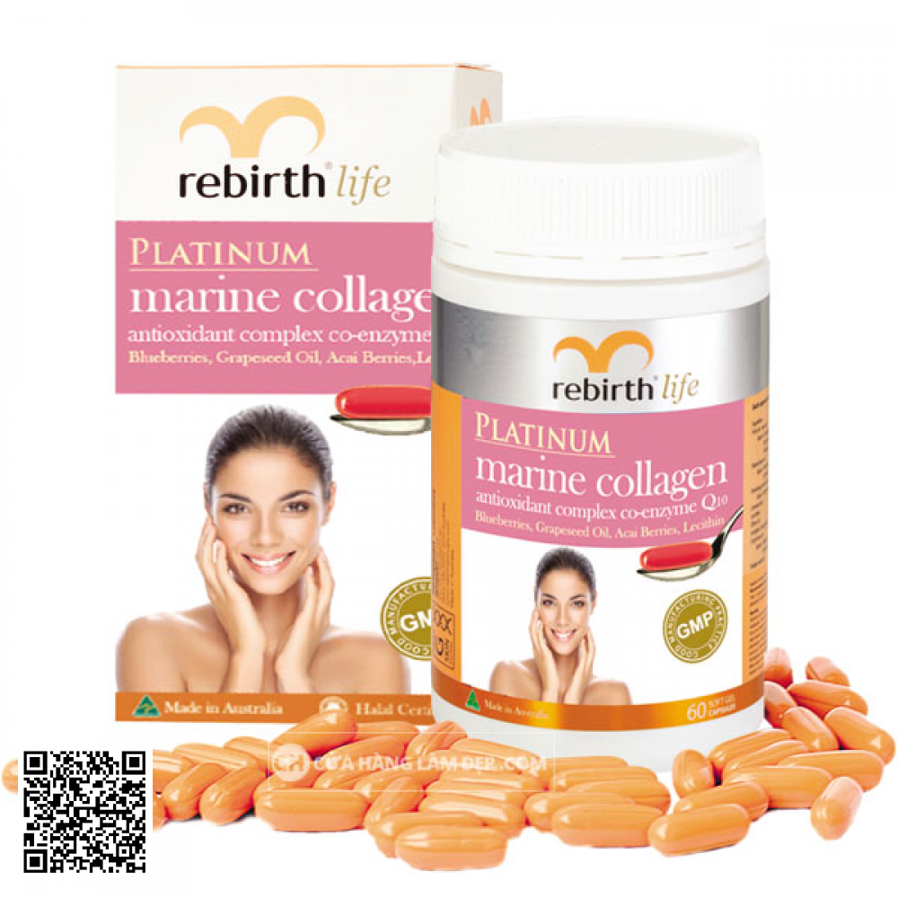 Platinum Marine Collagen Rebirth Life - Viên Uống Collagen Cao Cấp Của Úc
